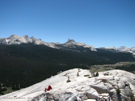 Man on Doem at Yosemite